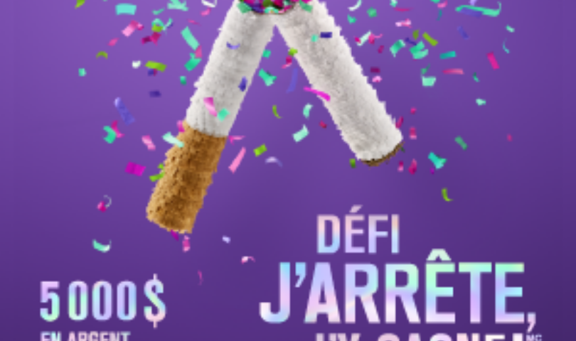Écrasez et célébrez avec le Défi J'arrête, j'y gagne!